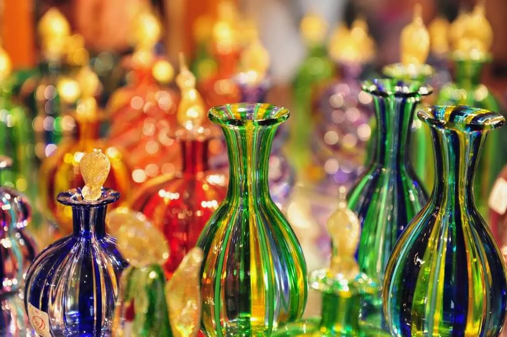 Glass making transition in Murano island in the Venetian Lagoon, northern Italy.