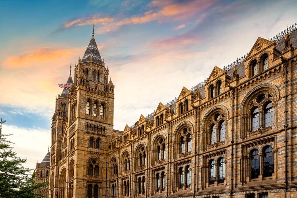 The Natural History Museum in London, UK.