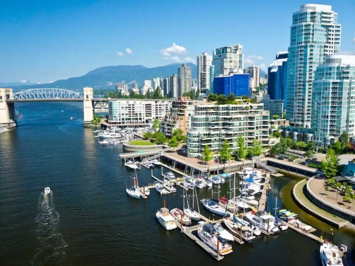 Check out these hidden gems in Vancouver BC recommended by top Seattle travel blog Marcie in Mommyland. Image of Beautiful view of Vancouver, British Columbia, Canada
