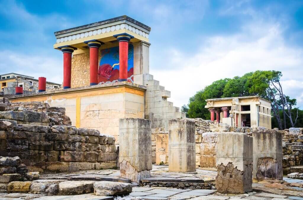Knossos Palace in Greece
