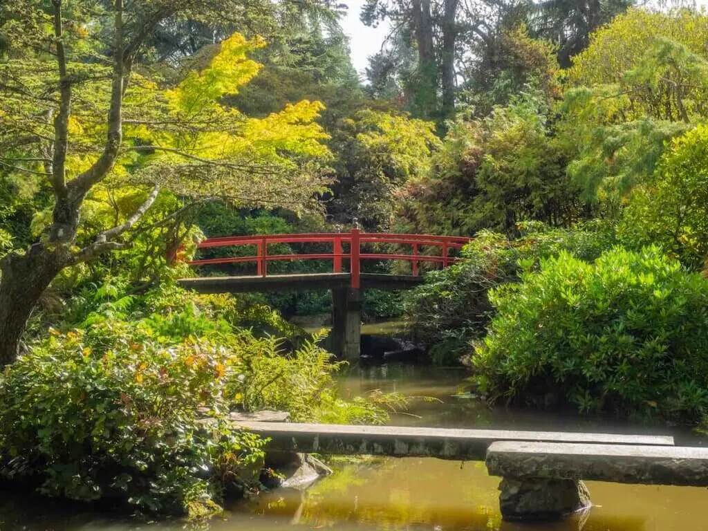 Kubota Garden is a 20-acre (81,000 m²) Japanese garden in the Rainier Beach neighborhood of Seattle, Washington. Major features of the Kubota Garden include the Kubota Terrace, the Bamboo Grove, the Necklace of Ponds, the Mountainside, and the Tom Kubota Stroll Garden.