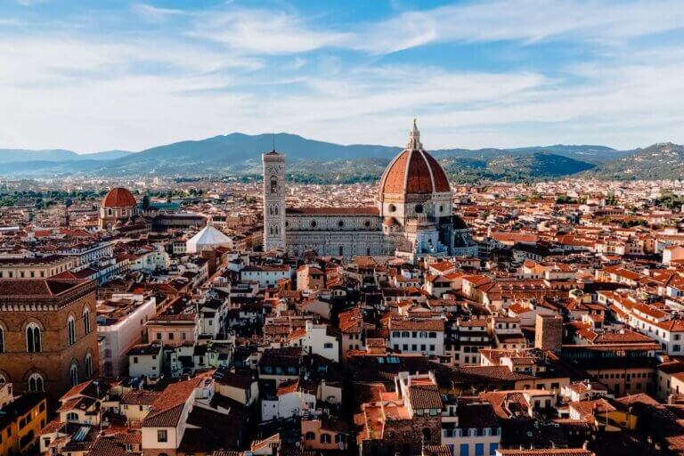 Find out the best things to do with kids in Florence Italy recommended by top family travel blog Marcie in Mommyland. Image of Florence Italy city center