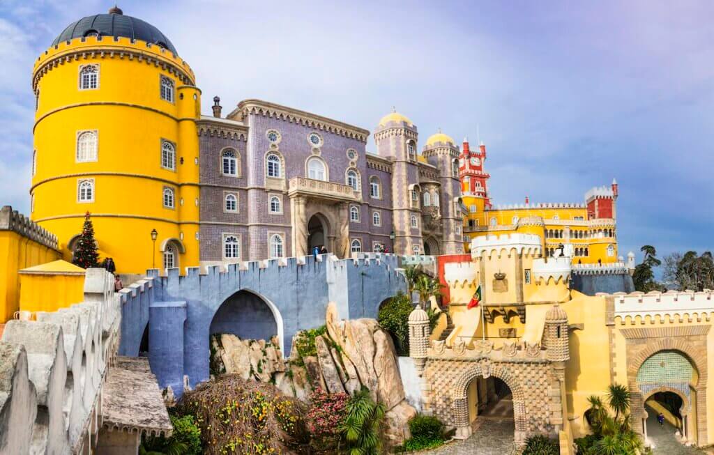 Image of Pena Palace in Sintra Portugal