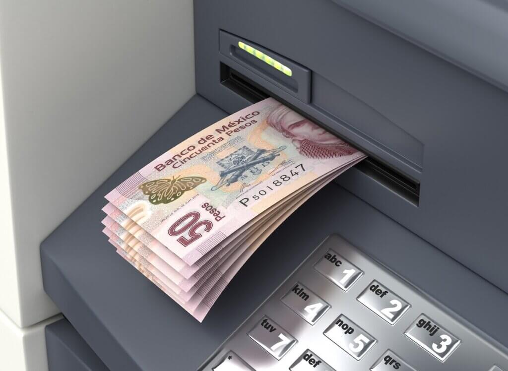 Withdrawal Mexican Pesos From The ATM