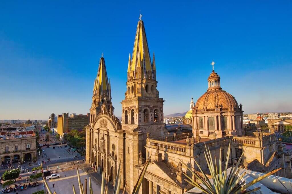 Guadalajara Central Cathedral (Cathedral of the Assumption of Our Lady), in Jalisco, Mexico