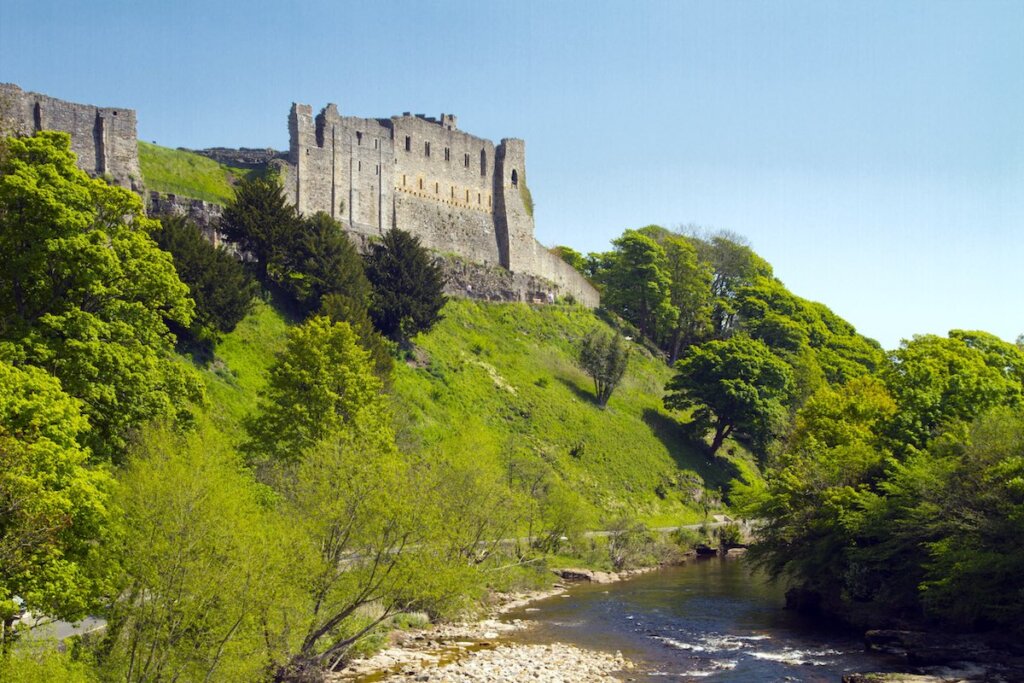 Image of Richmond Castle in Yorkshire England