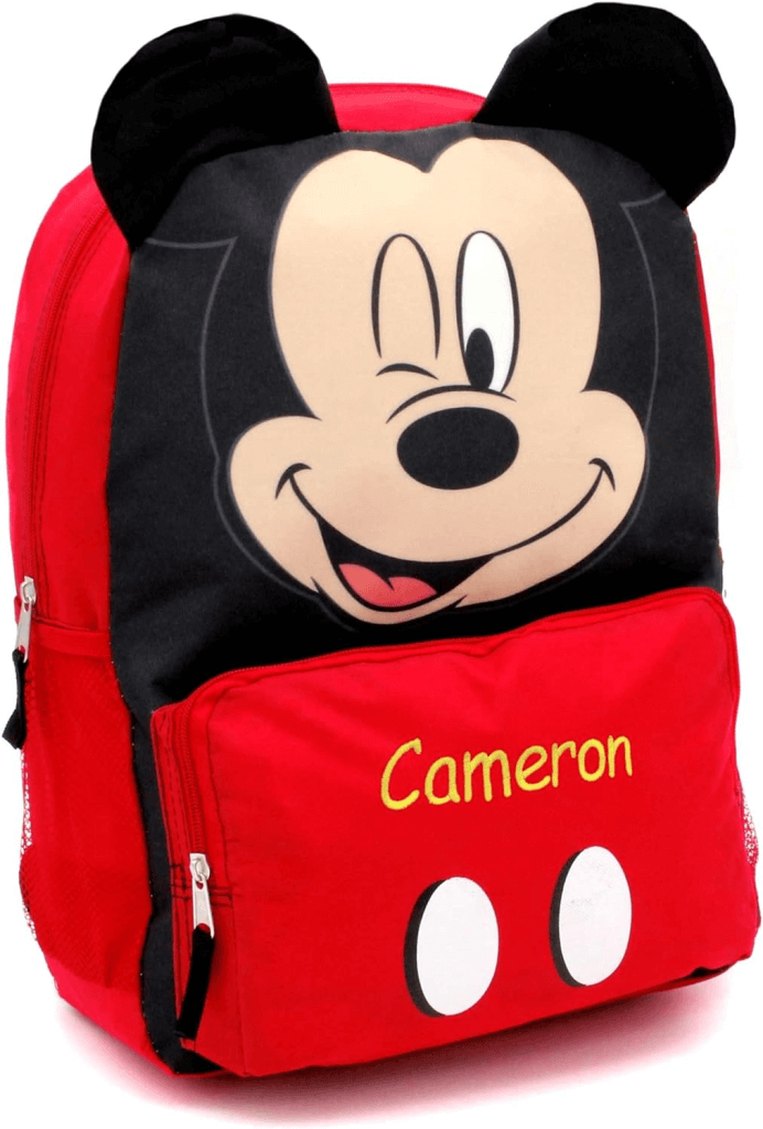 Disney Gift Ideas for Toddlers: The Ultimate Top 25 List: Personalized Mickey Mouse Backpack