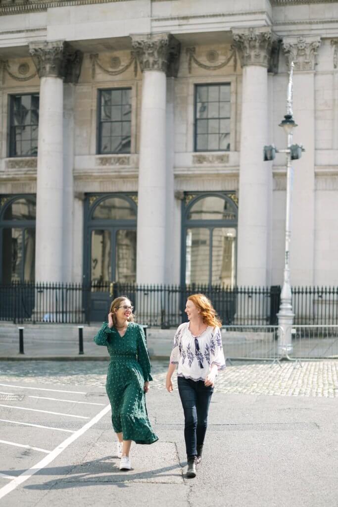 Image of Marcie Cheung and Keryn Means in Dublin Ireland