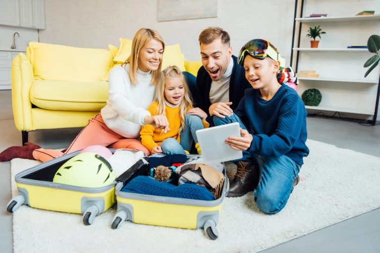 Find out how to pack your family in under an hour with tips from top family travel blog Marcie in Mommyland.