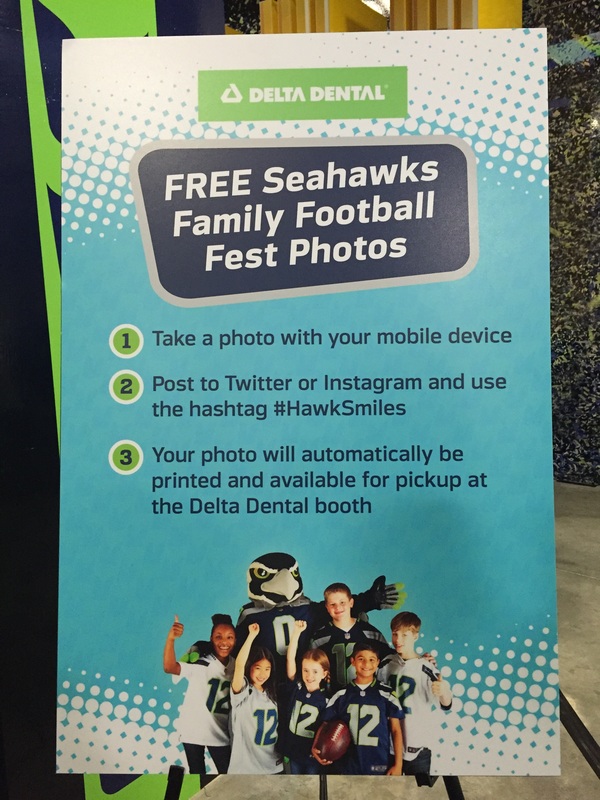 Delta Dental at Seahawks Family Football Fest