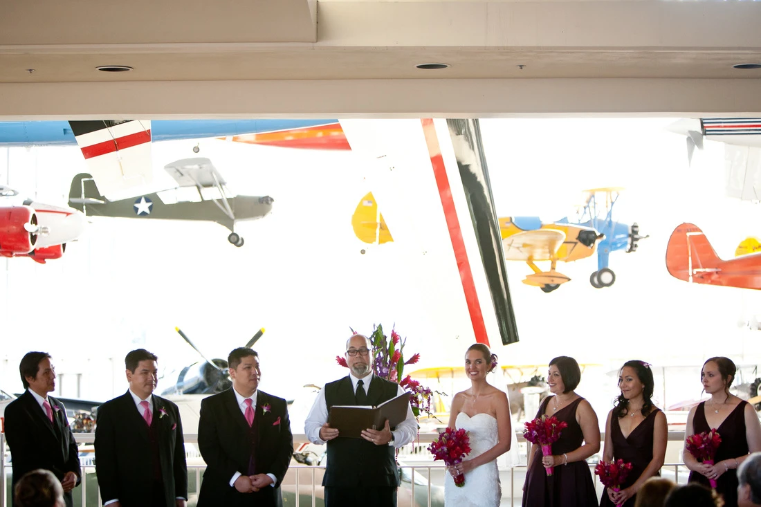The Museum of Flight is one of many Seattle wedding venues that we researched when planning our travel themed wedding. #wedding #weddinginsp #travelthemedwedding